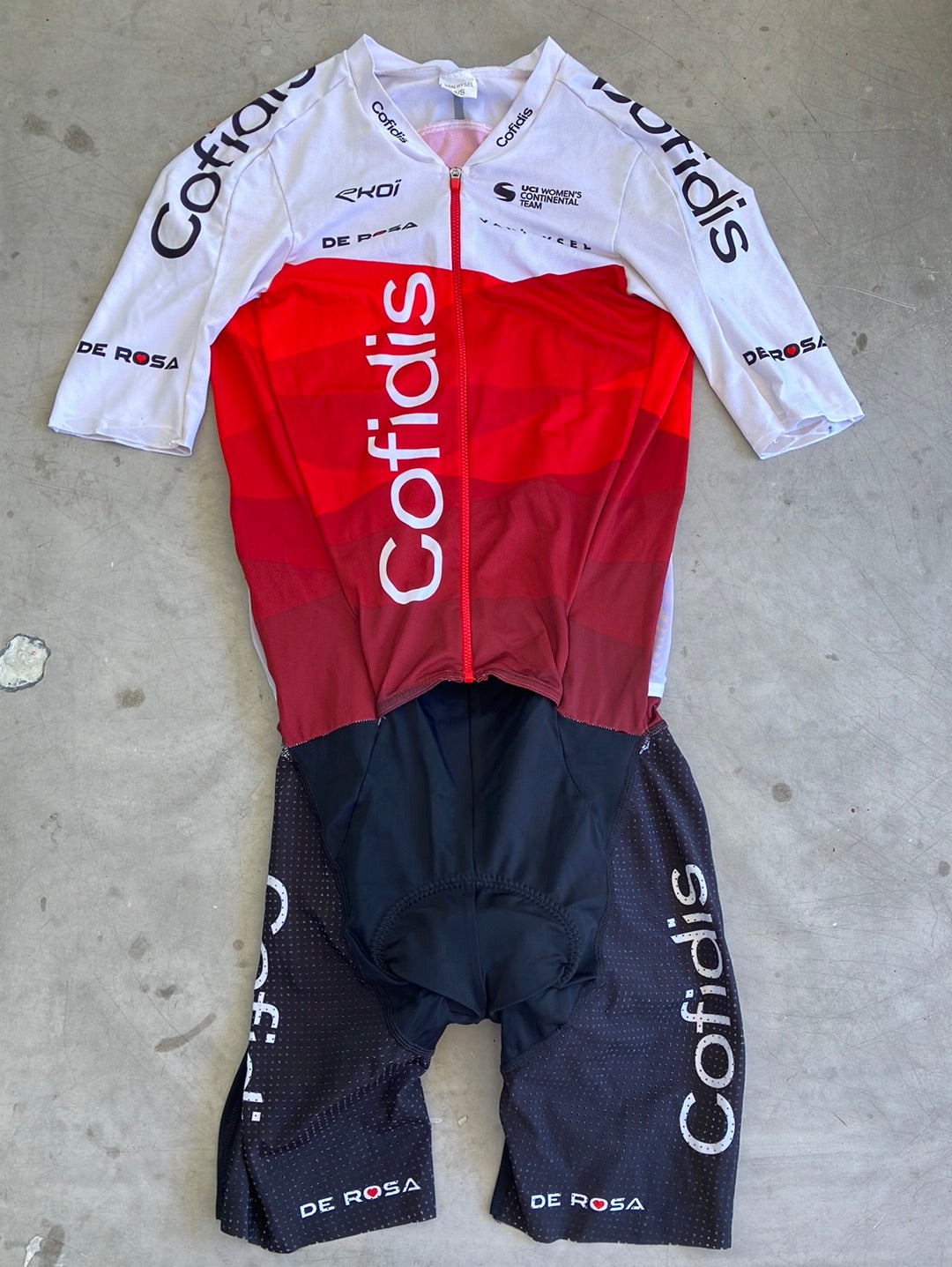 Race Suit Van Rysel Cofidis Pro Issued Cycling Kit