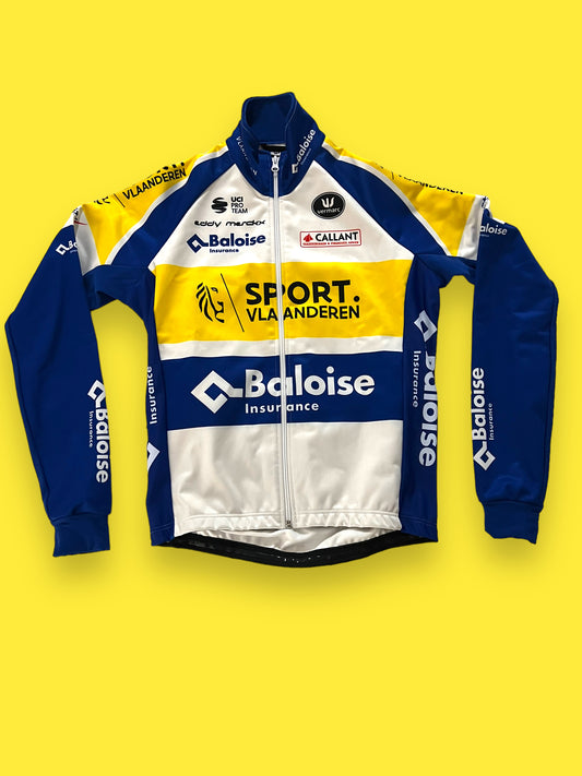 Long Sleeve Gabba Jersey Water-Resistant | Vermarc | Sport Vlaanderen / Baloise | Pro Cycling Kit