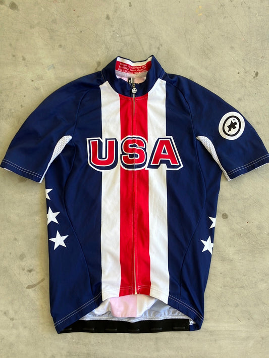 Short Sleeve Jersey | Assos | USA Men National Team | Pro-Issued Cycling Kit