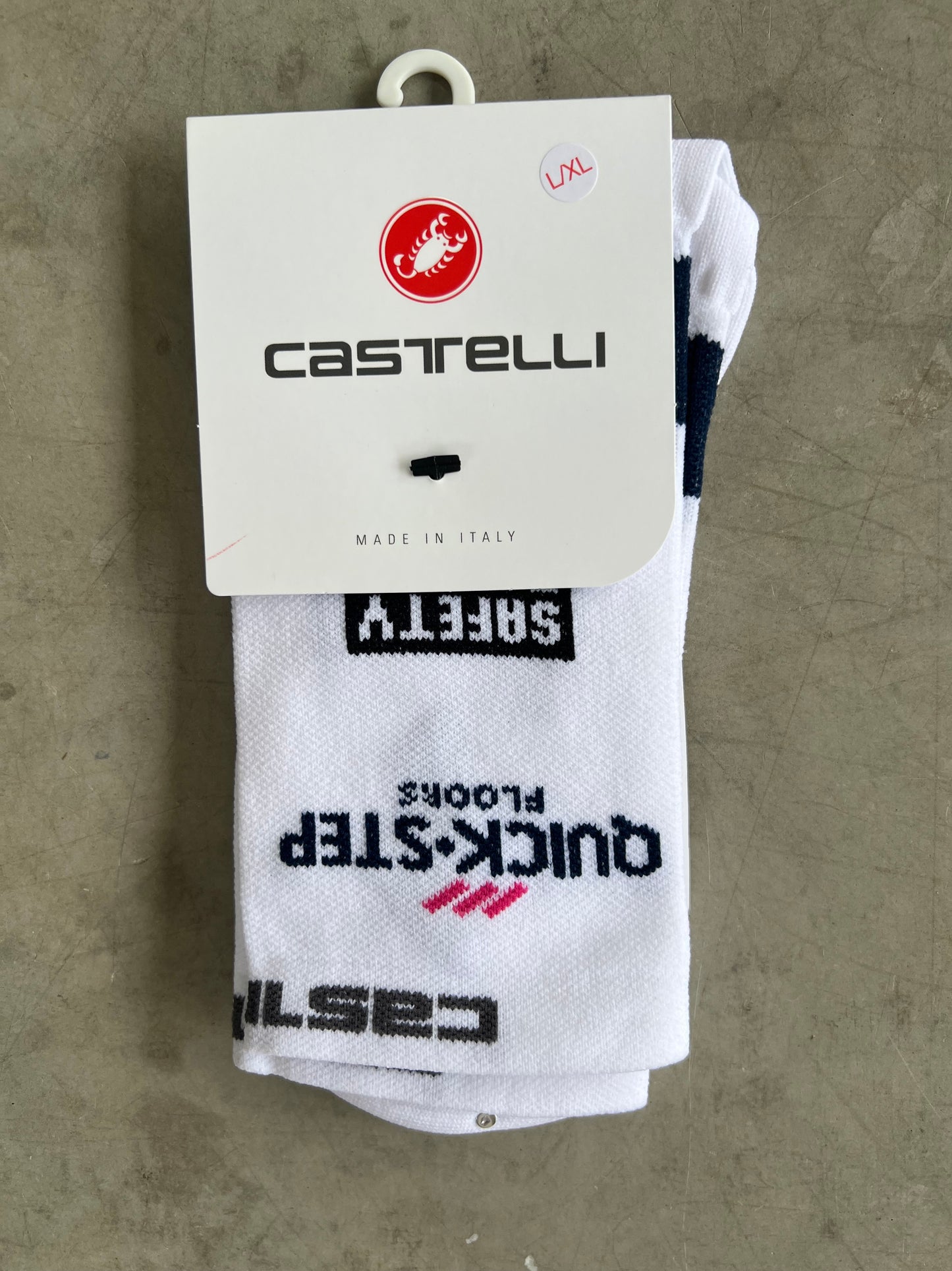 Quickstep Alpha Vinyl 2022 | Castelli Race Socks | Rider-Issued Pro Team Kit