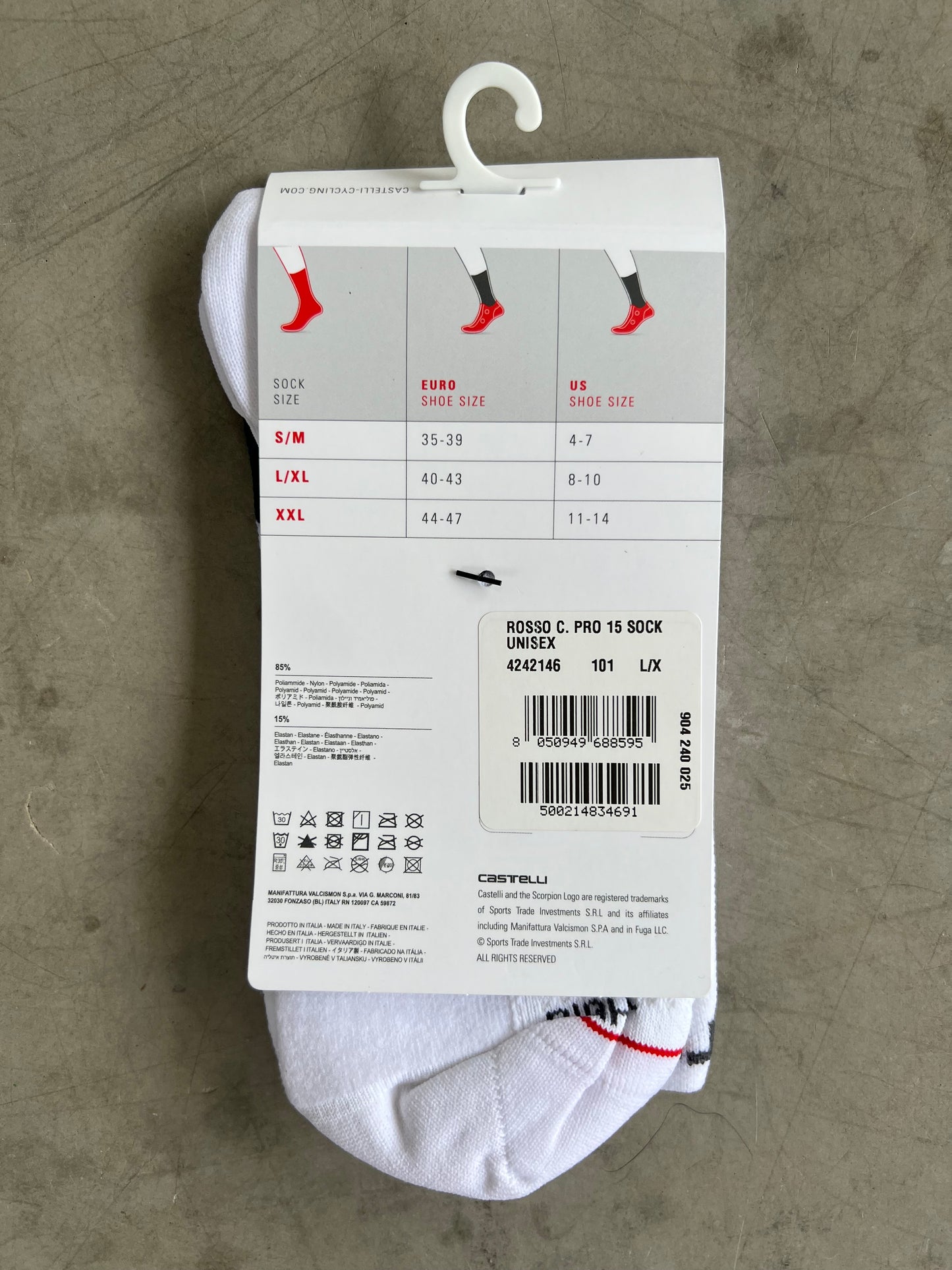 Quickstep Alpha Vinyl 2022 | Castelli Race Socks | Rider-Issued Pro Team Kit