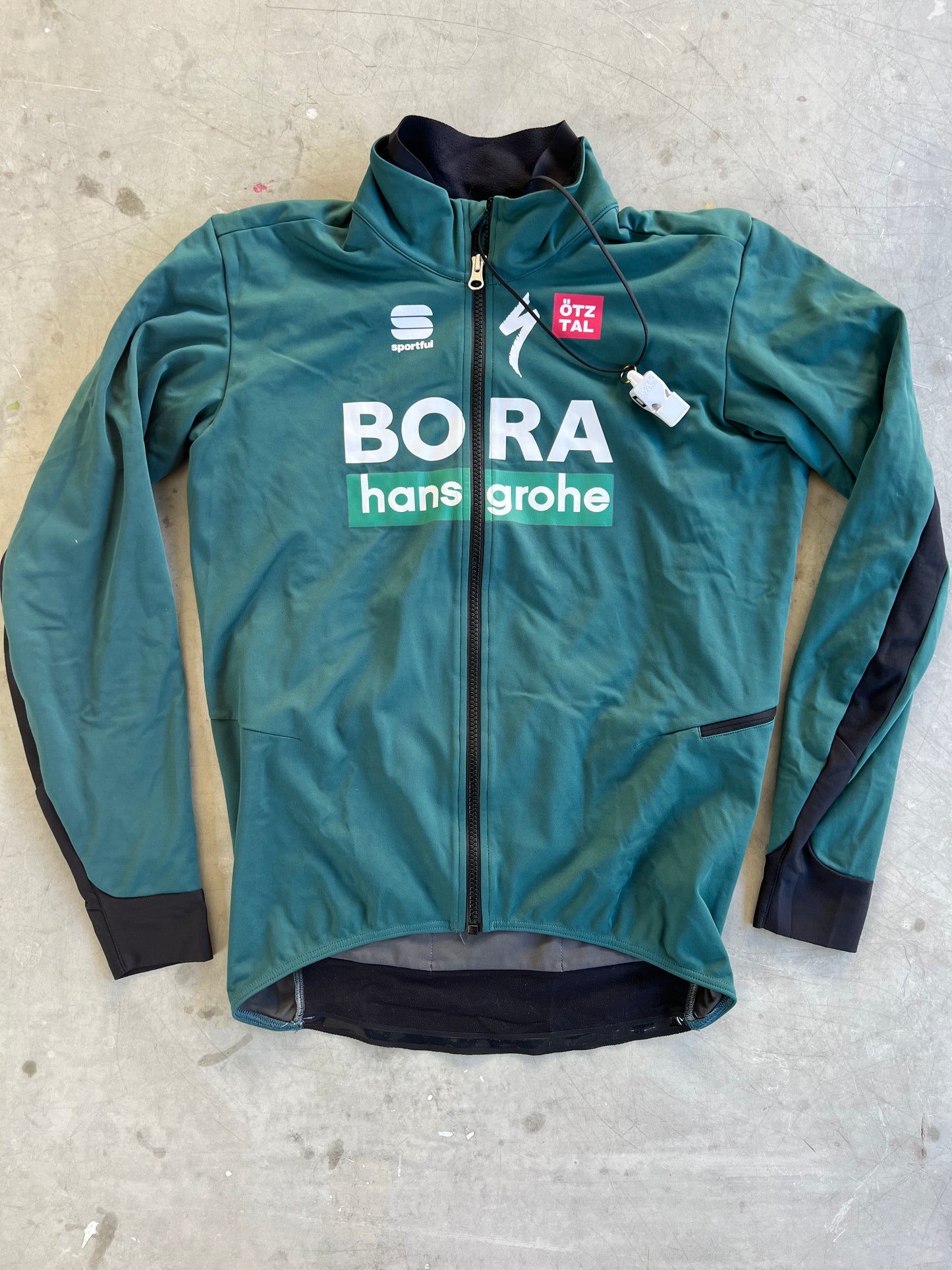 Bora Hansgrohe | Sportful Long Sleeve Thermal Winter Jacket | Size L | Rider-Issued Pro Team Kit