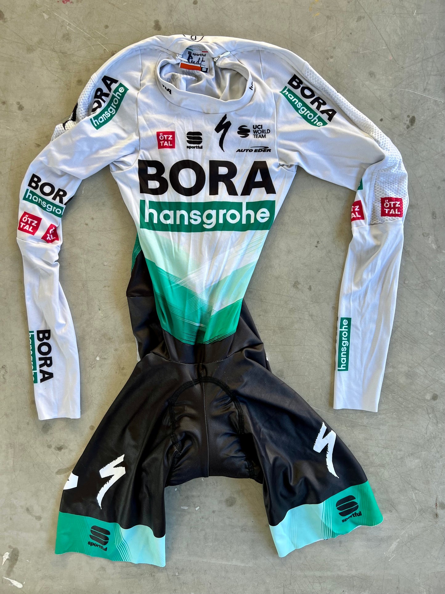 Bora Hansgrohe | Sportful Long Sleeve TT Suit | Size L | Rider-Issued Pro Team Kit