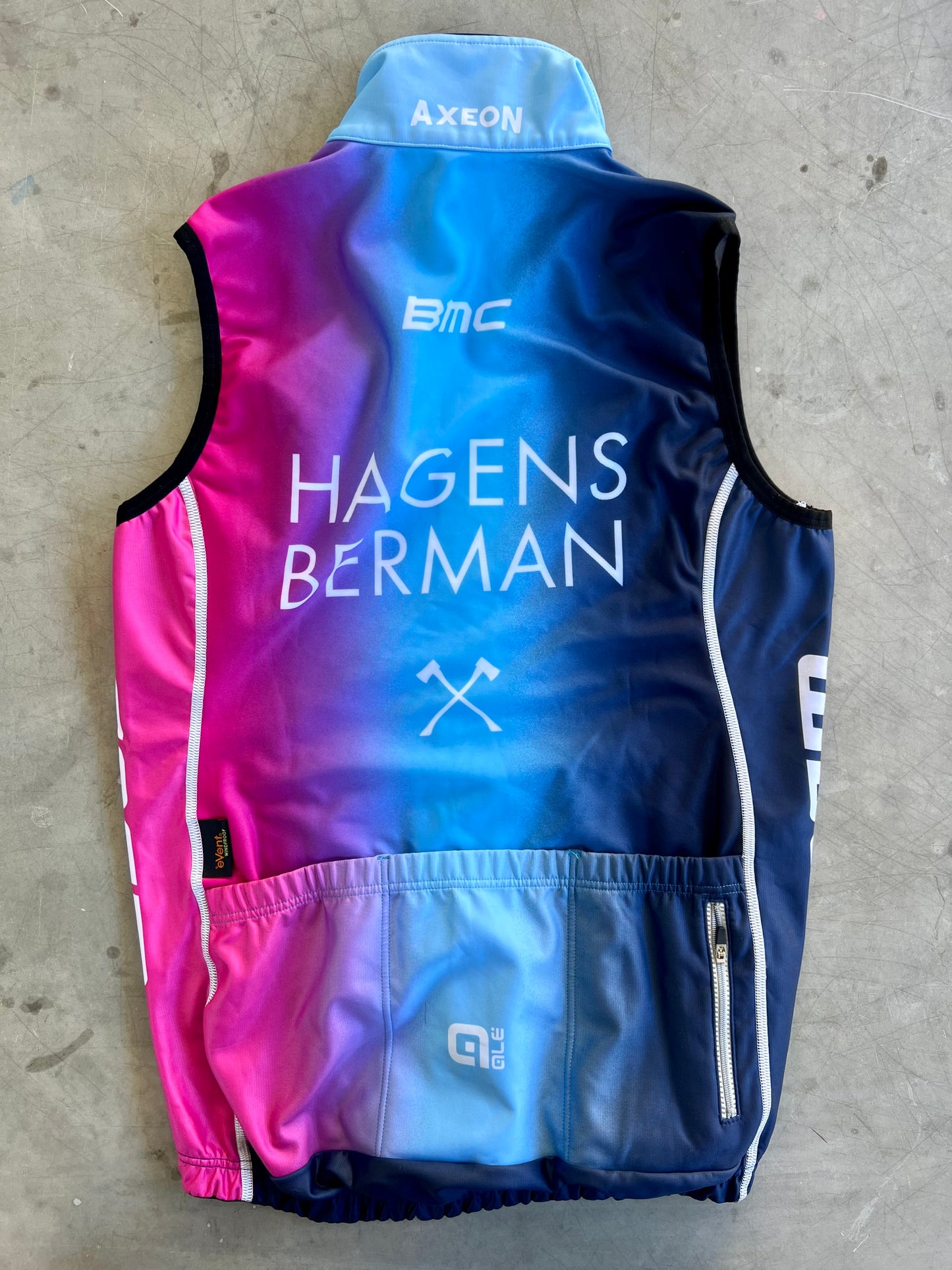 Hagens Berman Axeon | Ale Gabba Gilet | Size S | Rider-Issued Pro Team Kit