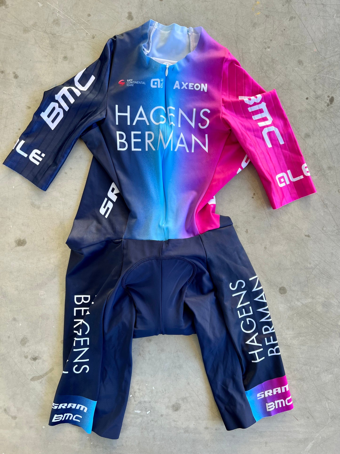 Hagens Berman Axeon | Ale Short Sleeve TT Suit | Size S | Rider-Issued Pro Team Kit