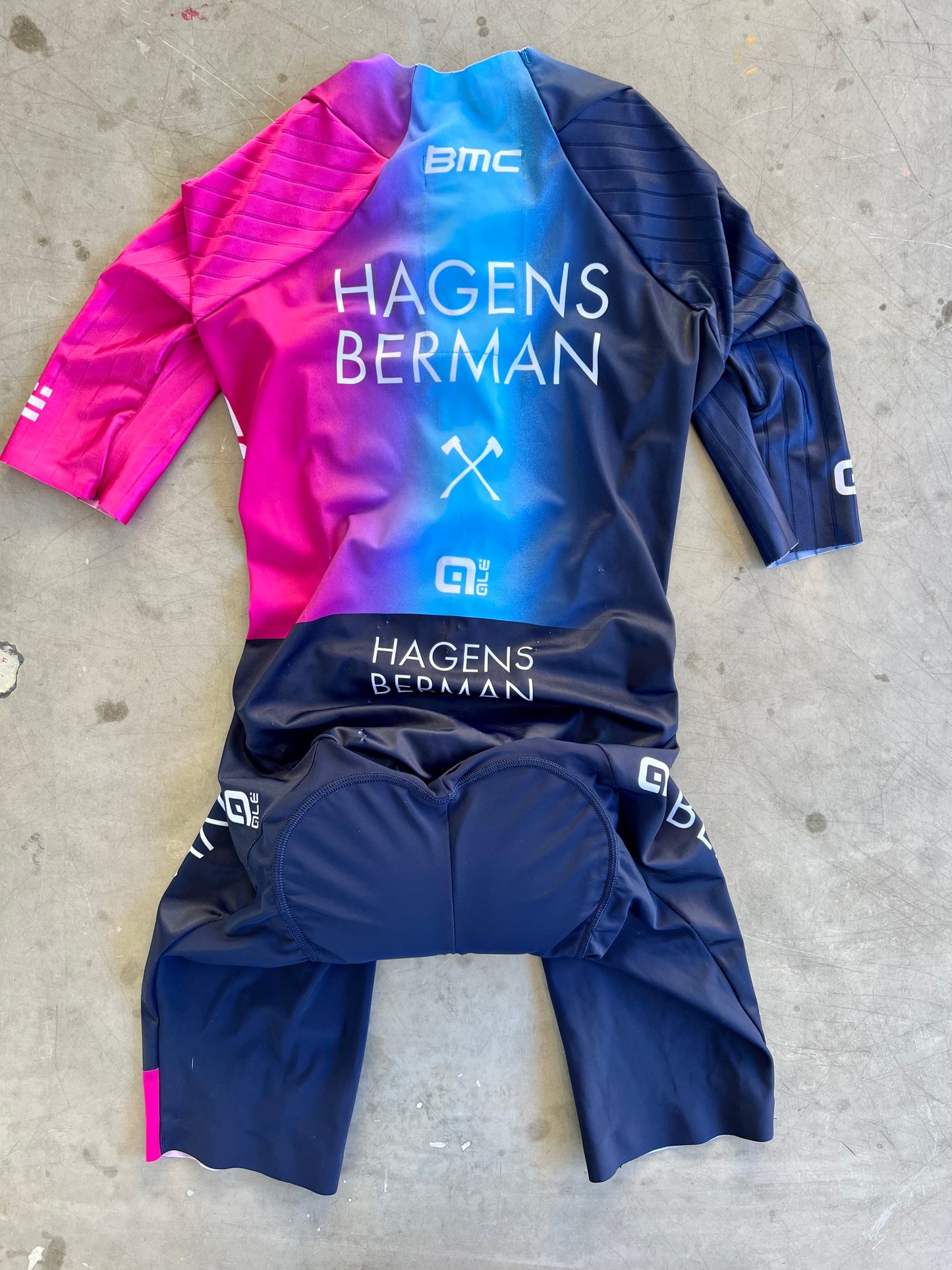 Hagens Berman Axeon | Ale Short Sleeve TT Suit | Size S | Rider-Issued Pro Team Kit