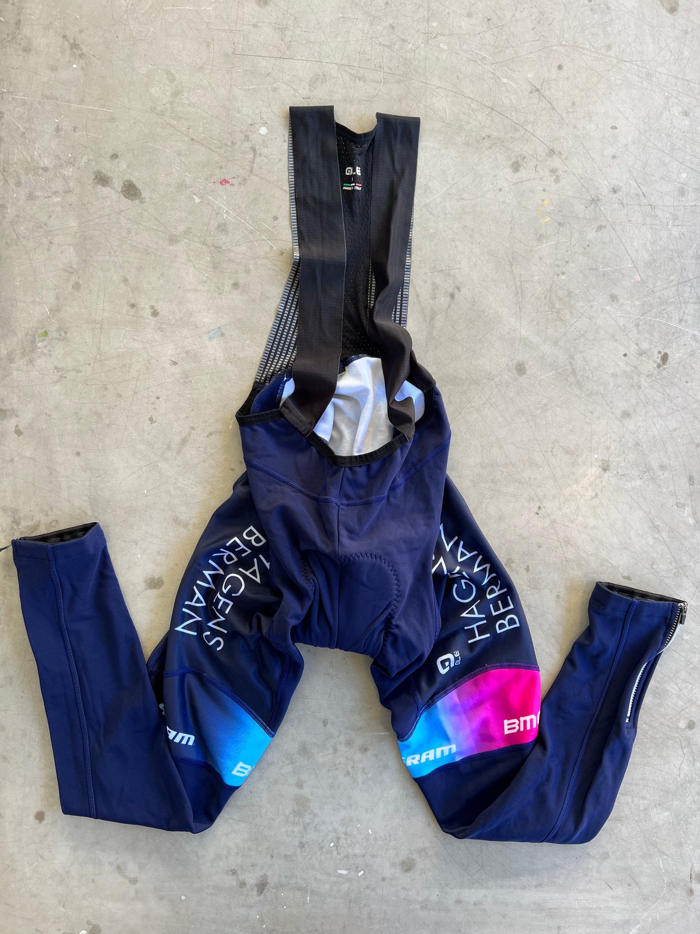 Hagens Berman Axeon | Ale Thermal Long Winter Bibs | Size S | Rider-Issued Pro Team Kit