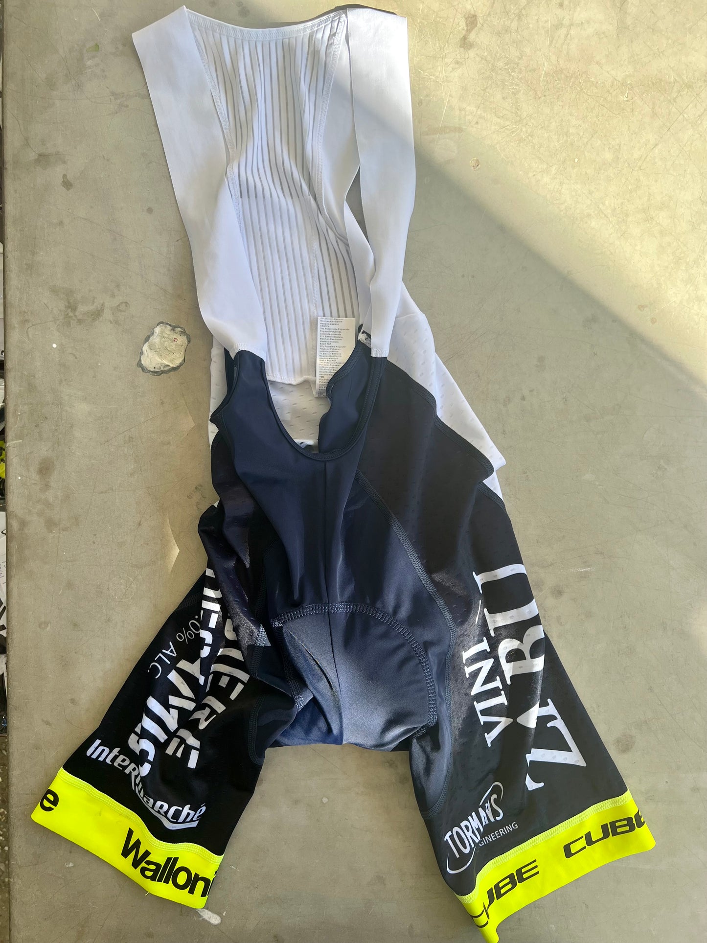 Intermarche Wanty 2022 | Nalini Lightweight Summer Bib Shorts |  Size S | Rider-Issued Pro Team Kit