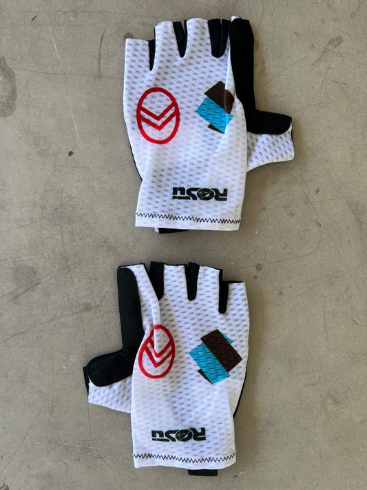 Cycling Summer Gloves Lightweight Padded | Rosti | AG2R Citroen | Pro Kit