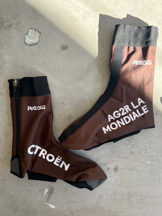 Winter Thermal Overshoes Cycling AG2R Citroen | | Rider-Issued Pro Team Kit