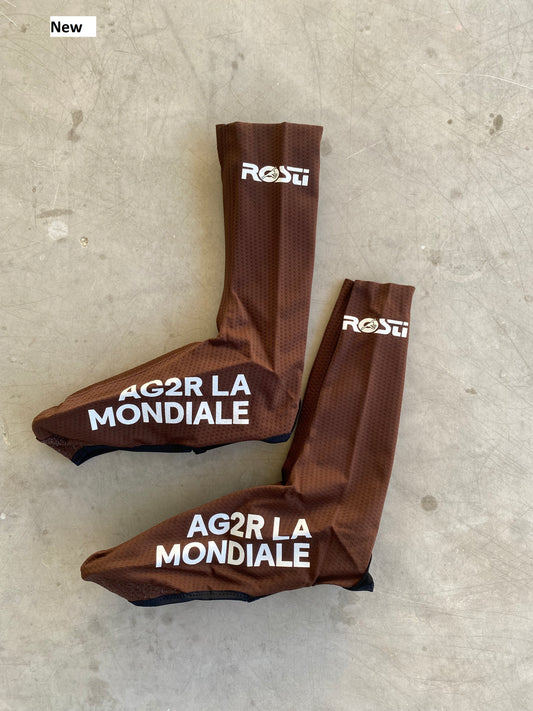 Rain Cycling Overshoes AG2R Citroen | Rosti with Zip | Rider-Issued Pro Team Kit