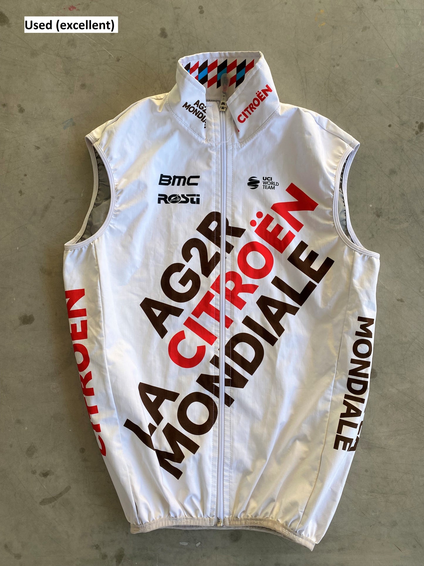 Rosti Rain Gilet AG2R Citroen | Rider-Issued Pro Team Kit