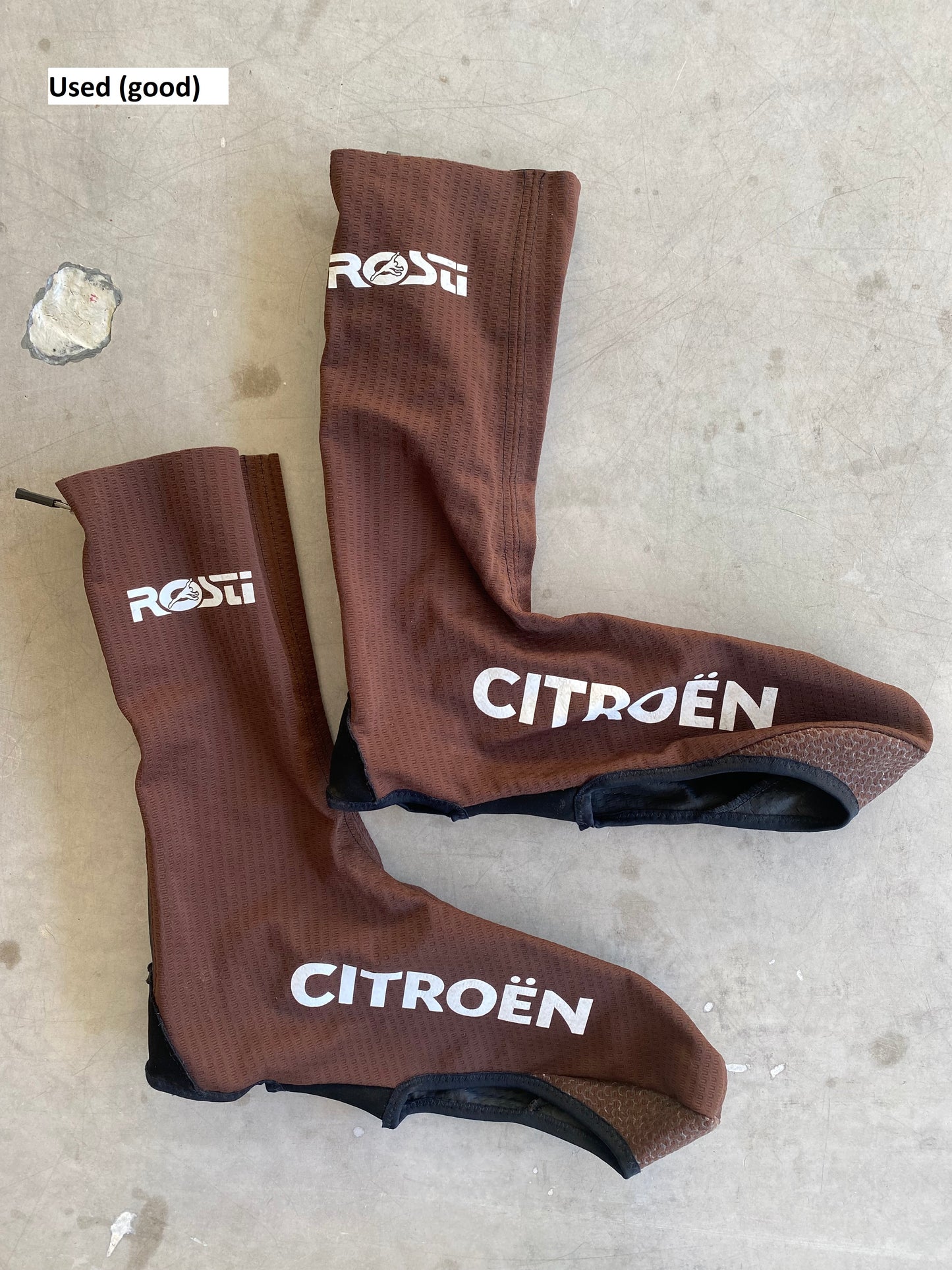 Rain Cycling Overshoes AG2R Citroen | Rosti with Zip | Rider-Issued Pro Team Kit