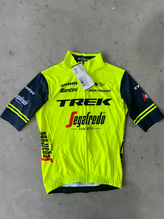 Trek Segafredo | Santini Short Sleeve Classic Jersey | Yellow | Rider-Issued Pro Team Kit