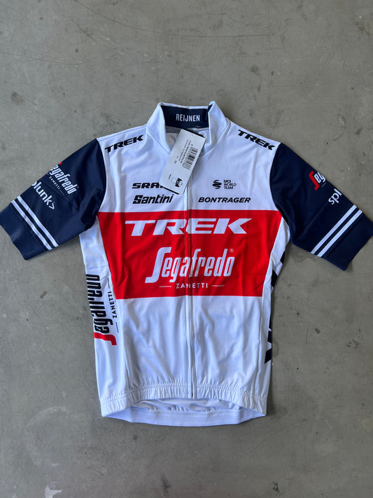 Trek Segafredo | Santini Short Sleeve Classic Jersey | White | Rider-Issued Pro Team Kit