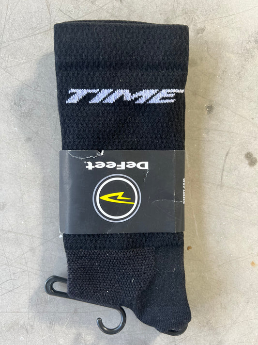 Trek / TIME | DeFeet Cycling Socks | Black | Rider-Issued Pro Team Kit