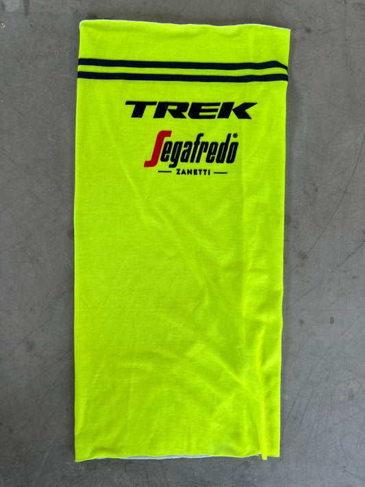 Trek Segafredo | Santini Buff / Neck Warmer | Yellow | Rider-Issued Pro Team Kit