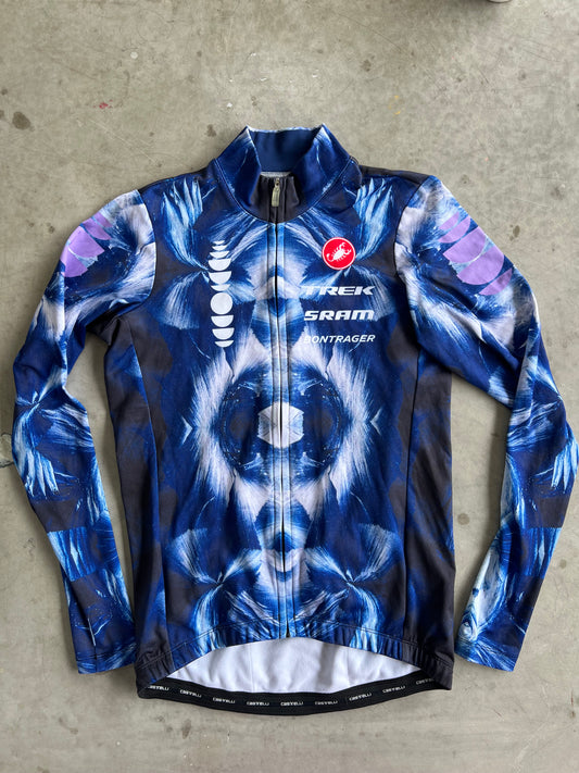 Trek | Castelli Long Sleeve Thermal Jersey | Blue | Rider-Issued Pro Team Kit