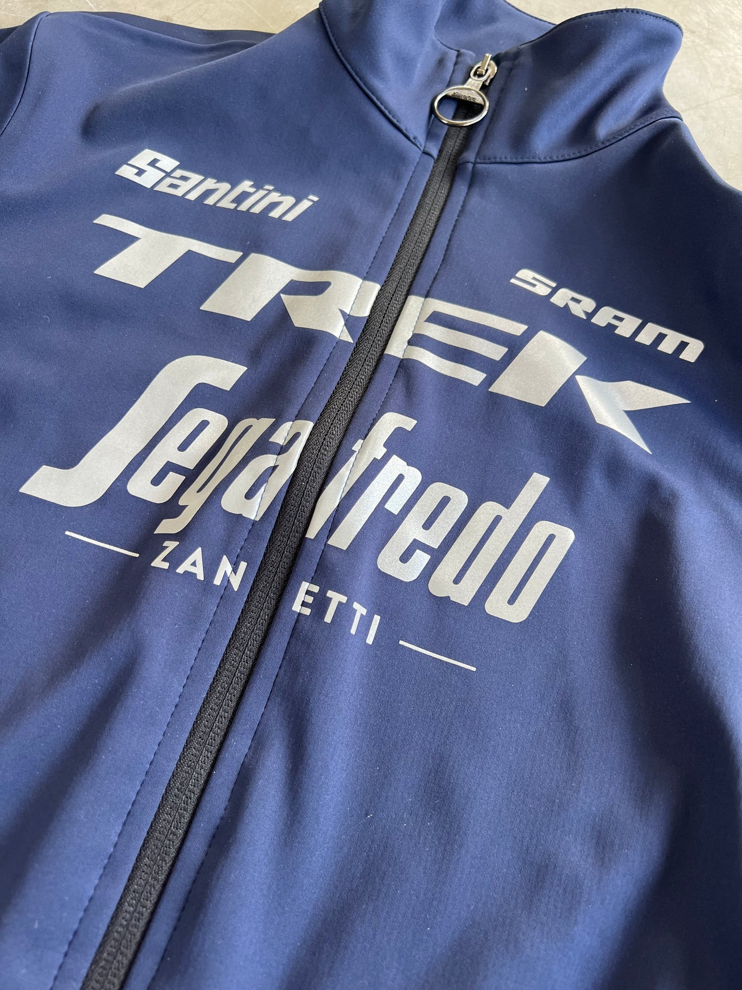 Trek Segafredo | Santini Short Sleeve Gabba Jersey | Navy | Rider-Issued Pro Team Kit