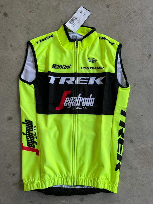 Trek Segafredo | Santini Gabba Gilet / Vest | Yellow | Rider-Issued Pro Team Kit