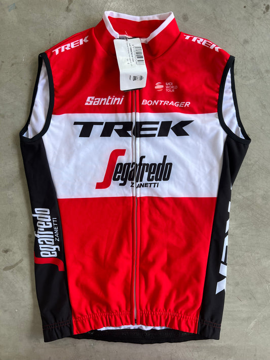 Trek Segafredo | Santini Gabba Gilet / Vest | Red | Rider-Issued Pro Team Kit