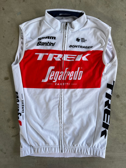 Trek Segafredo | Santini Thermal Gilet / Vest | White | Rider-Issued Pro Team Kit