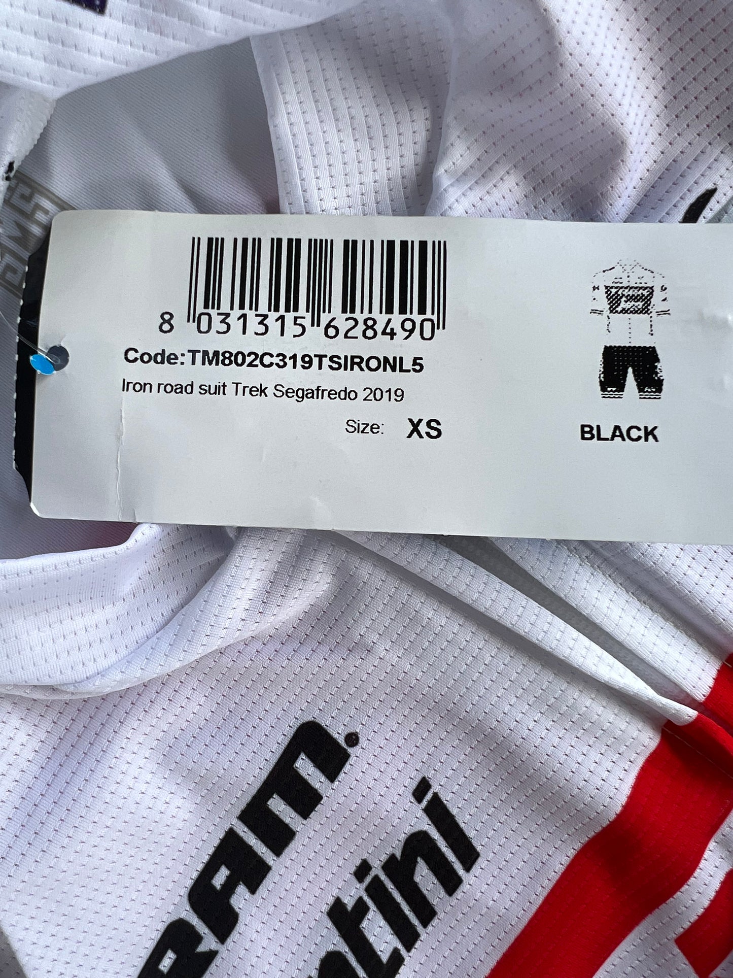 Trek Segafredo | Santini Lightweight Road Suit | White | Rider-Issued Pro Team Kit