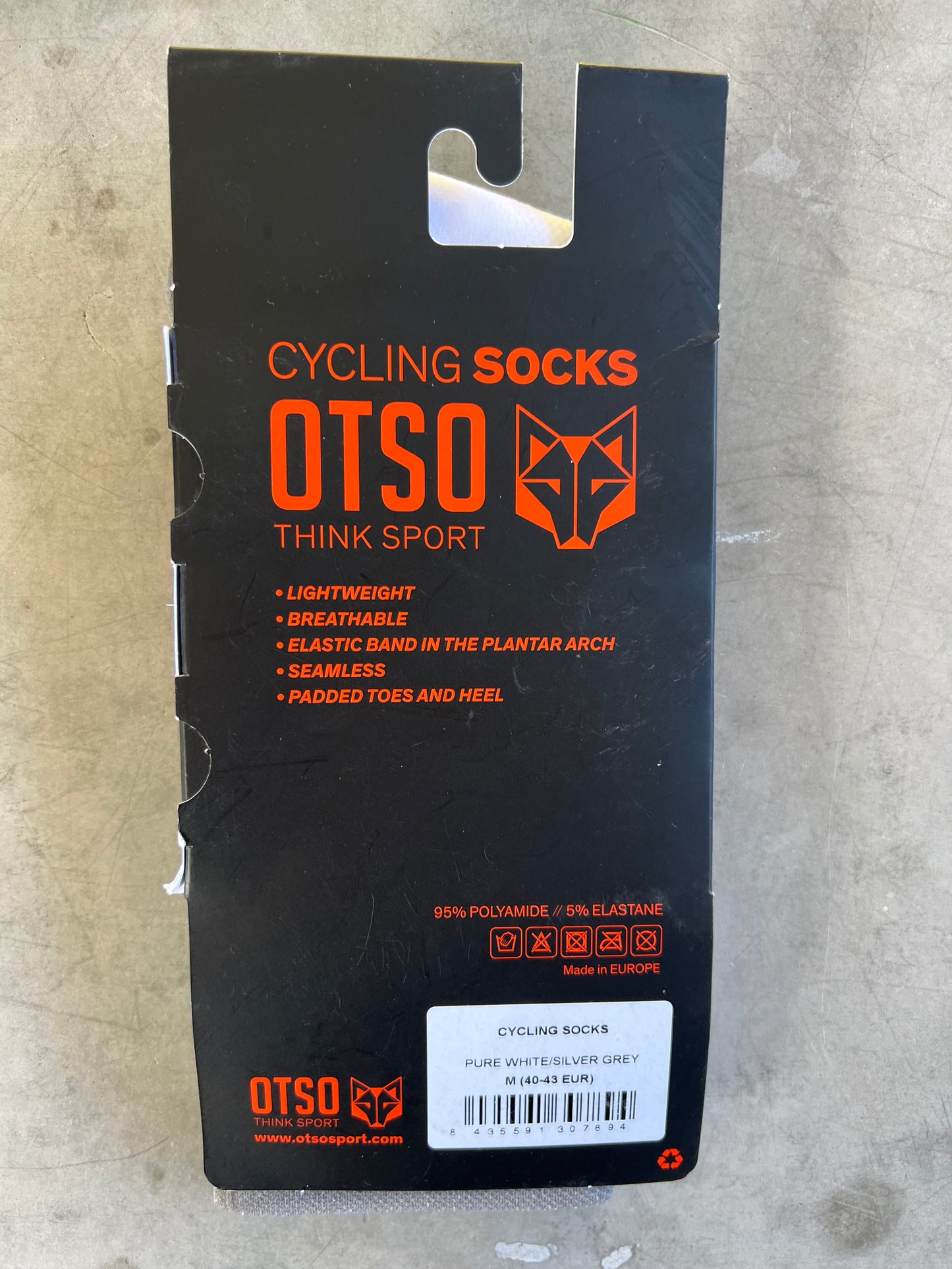 Bingoal | Otso Cycling Socks | White | Rider-Issued Pro Team Kit