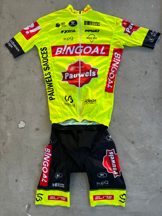 Bingoal | Vermarc Summer Jersey + Race Bibs Set | Size S | Rider-Issued Pro Team Kit