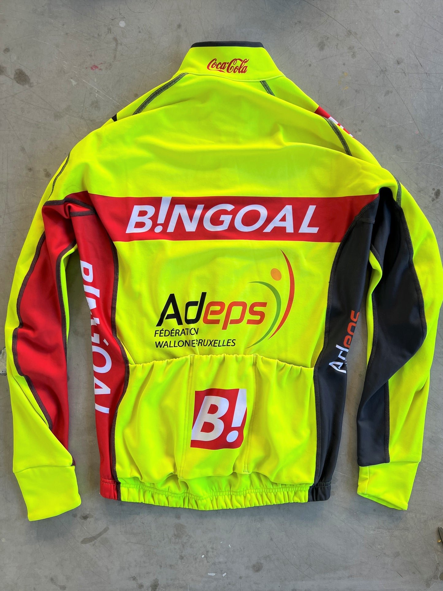 Bingoal | Vermarc Thermal Jersey + Race Bibs Set | Size M | Rider-Issued Pro Team Kit