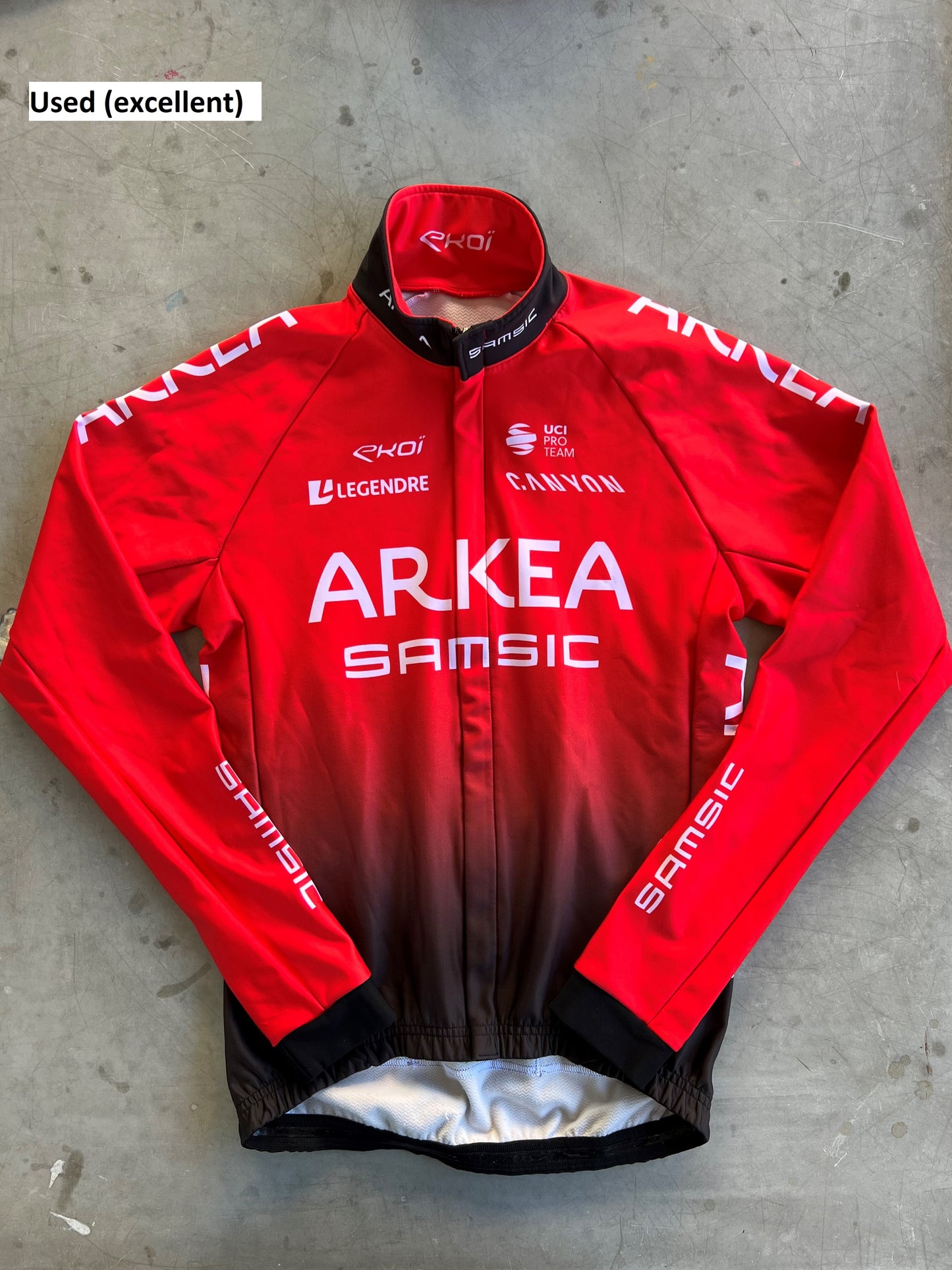 Arkea Samsic | Ekoi Long Sleeve Gabba Jersey | Red | Rider-Issued Pro Team Kit