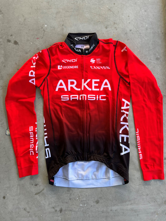 Arkea Samsic | Ekoi Long Sleeve Thermal Jersey | Red | Rider-Issued Pro Team Kit