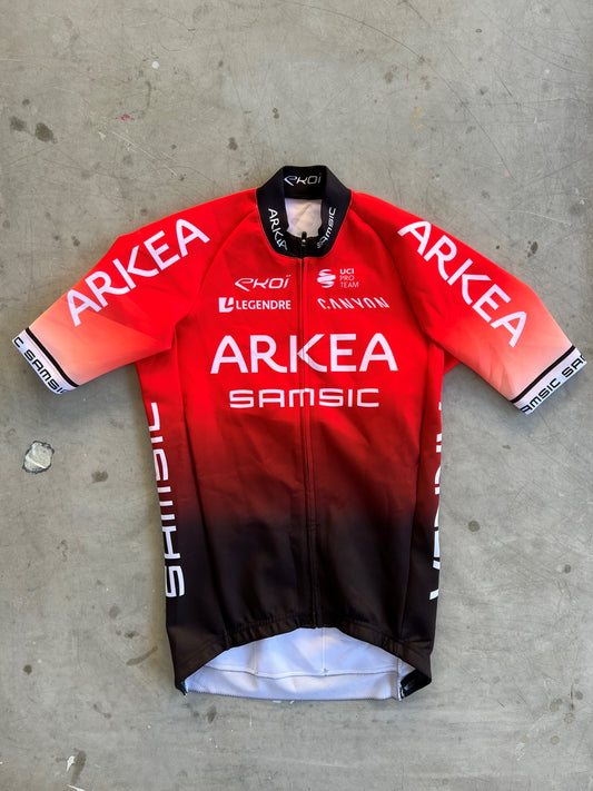 Arkea Samsic | Ekoi Short Sleeve Thermal Jersey | Red | Rider-Issued Pro Team Kit