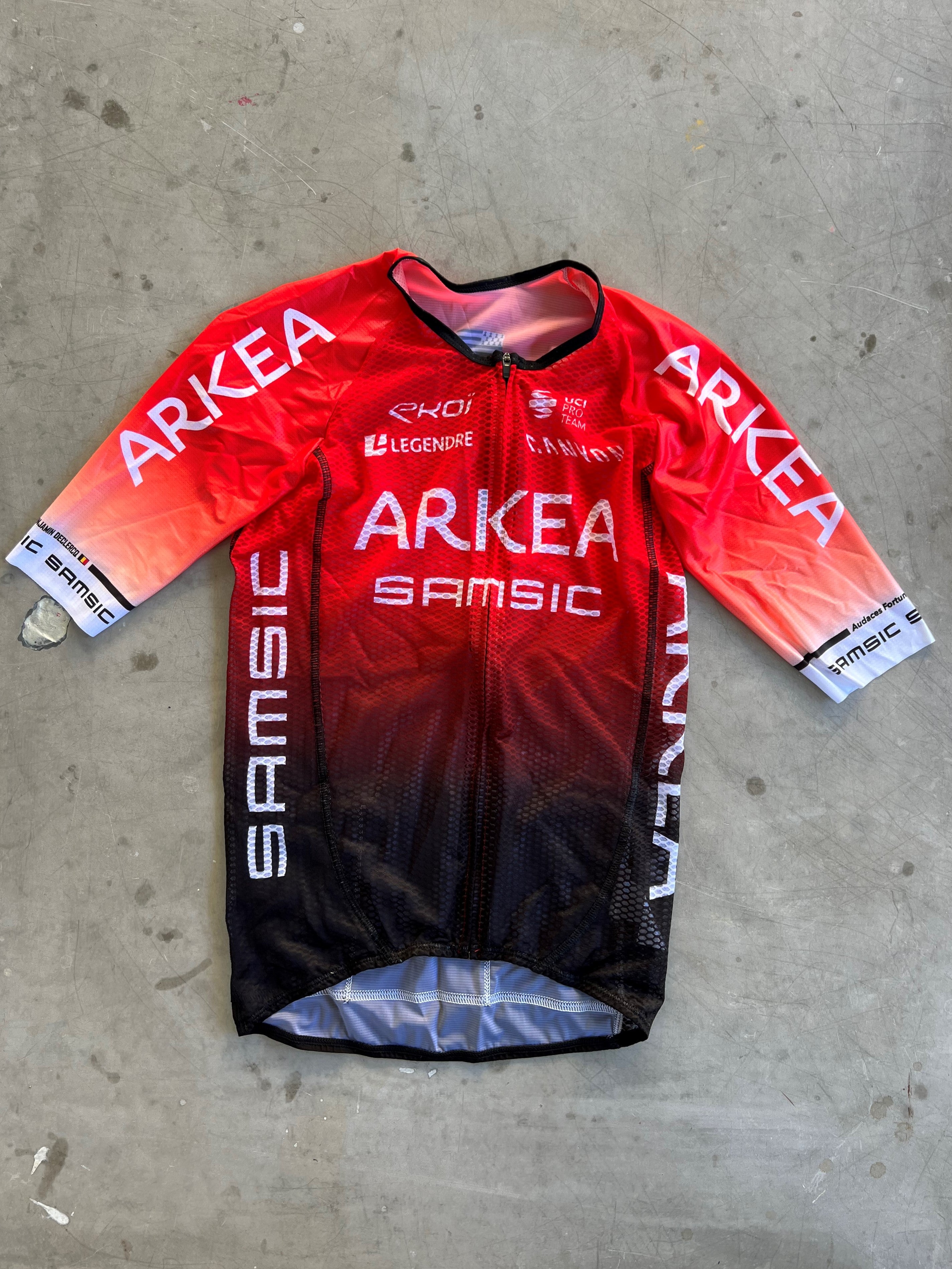 Arkea Samsic | Ekoi Lightweight Aero Jersey | Red | Rider-Issued Pro T ...