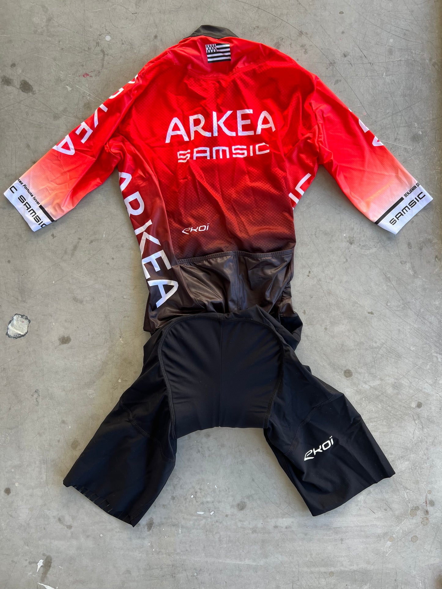 Arkea Samsic | Ekoi Race Suit | Red | Rider-Issued Pro Team Kit