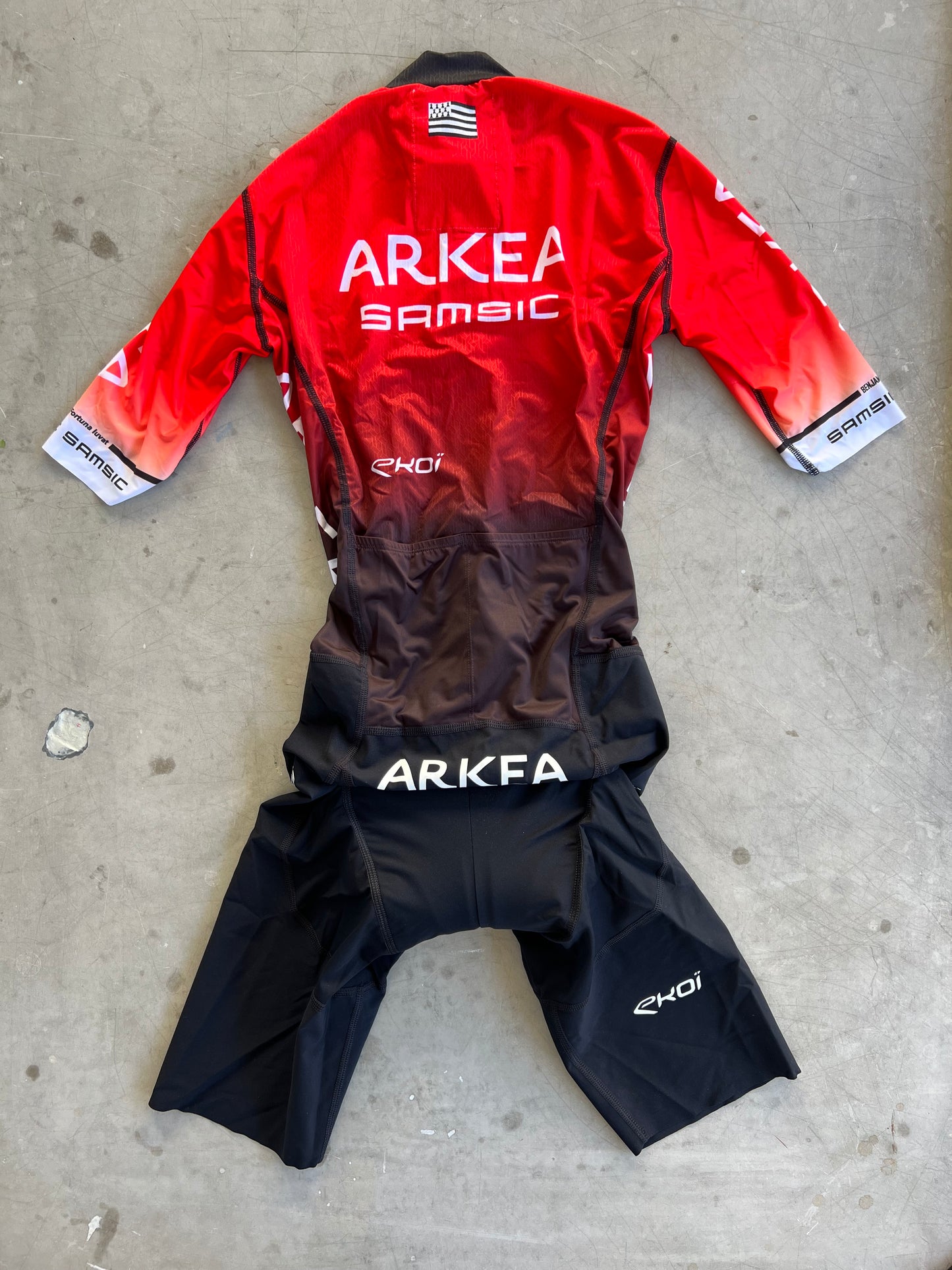 Arkea Samsic | Ekoi Race Suit | Red | Rider-Issued Pro Team Kit