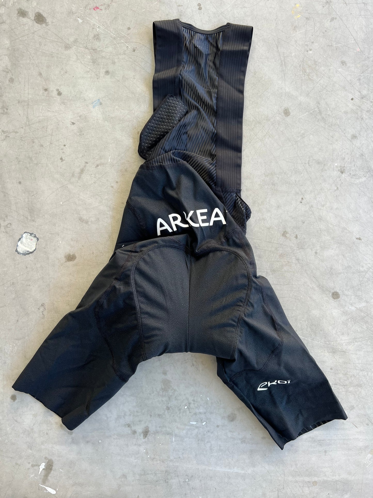 Arkea Samsic | Ekoi Waterproof Bib Shorts | Black | Rider-Issued Pro Team Kit