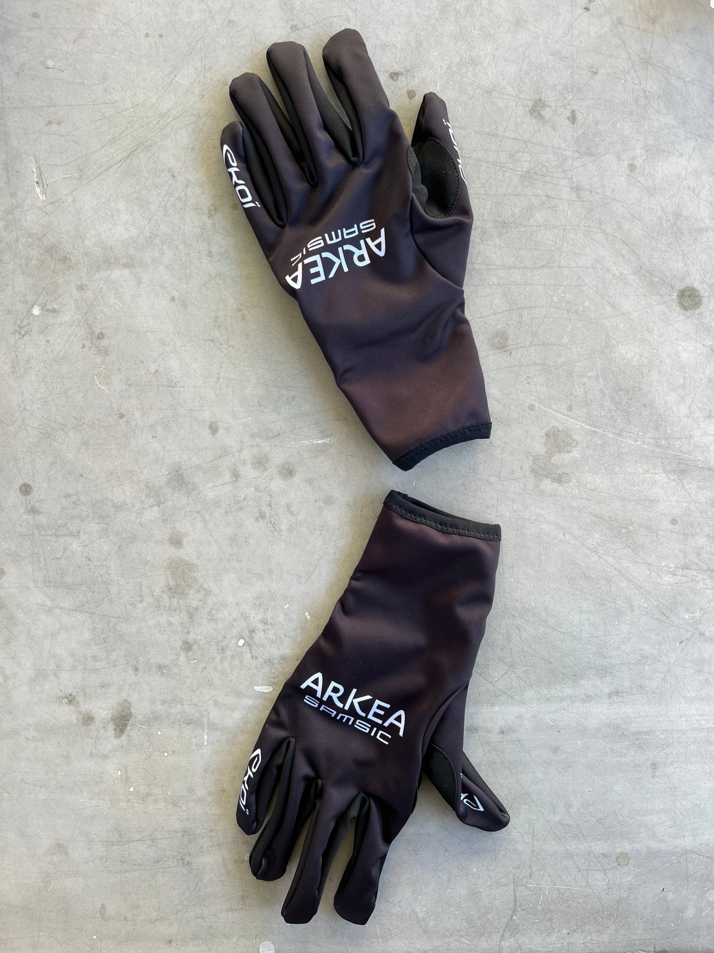 Arkea Samsic | Ekoi Long Finger Gloves | Black | Rider-Issued Pro Team Kit