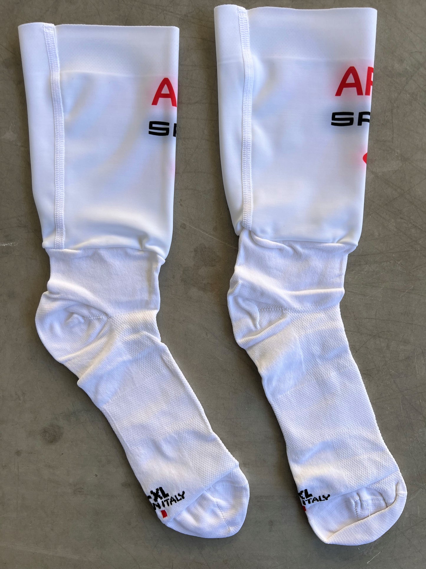 Arkea Samsic | Ekoi Aero Socks | White | Rider-Issued Pro Team Kit