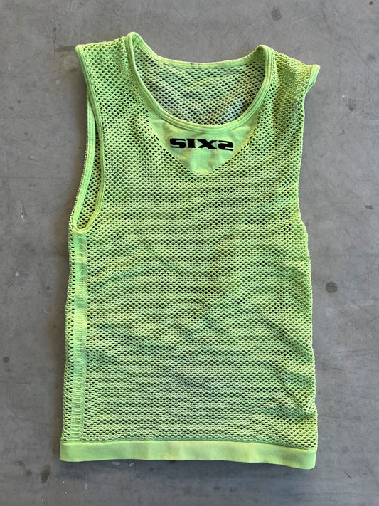 Arkea Samsic | SIX2 Sleeveless Base Layer | Green | Rider-Issued Pro Team Kit