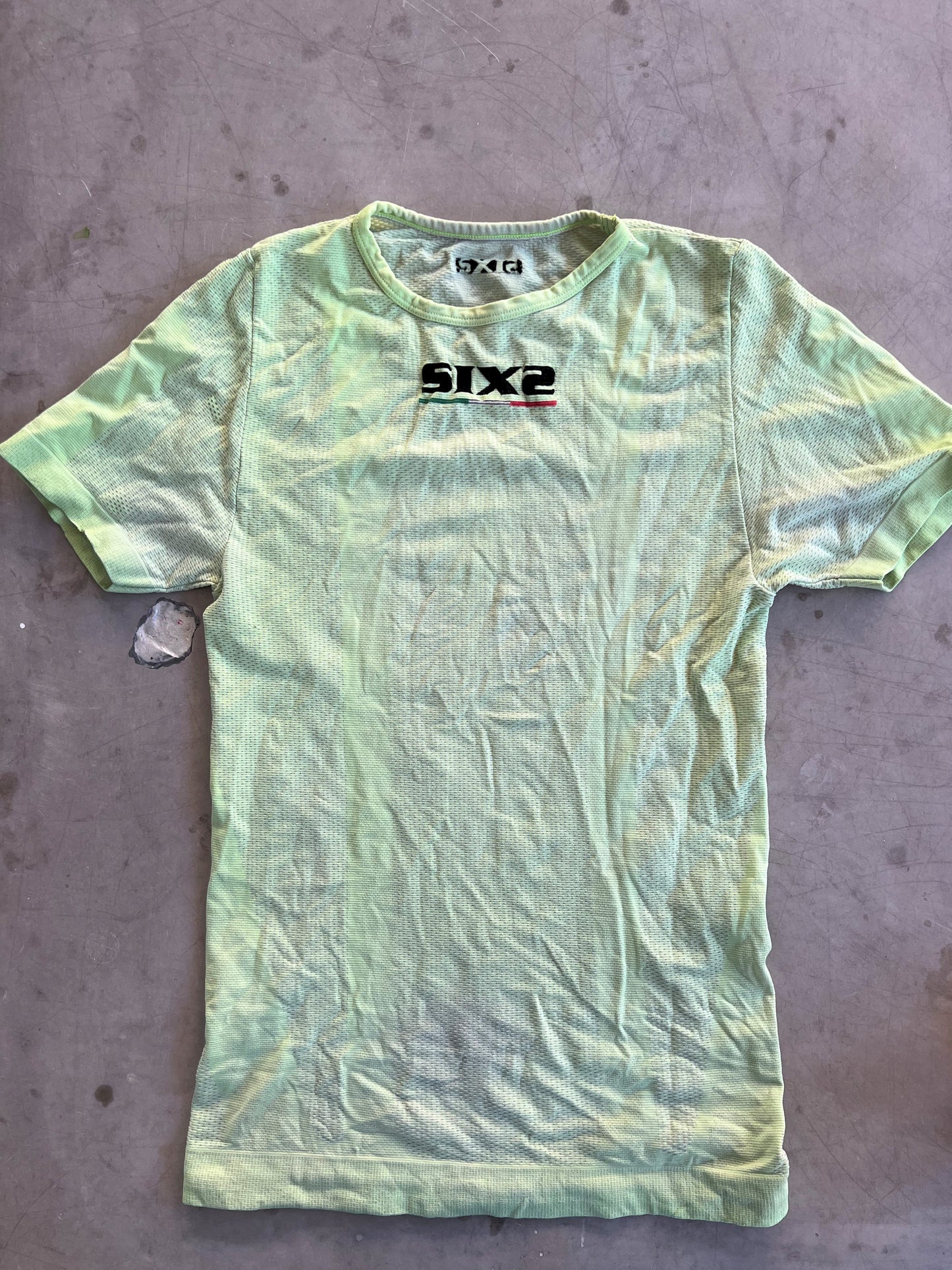 Arkea Samsic | SIX2 Short Sleeve Base Layer | Green | Rider-Issued Pro Team Kit - Clearance