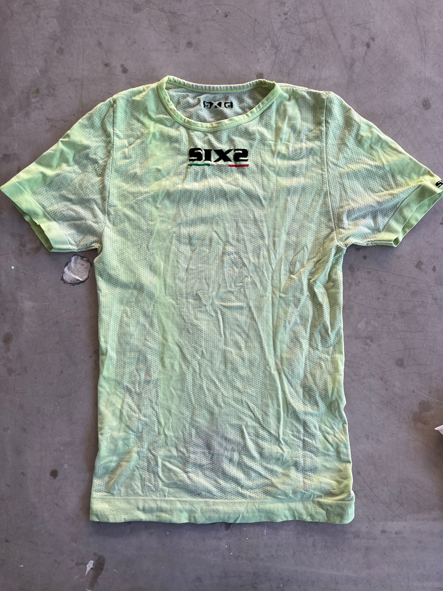 Arkea Samsic | SIX2 Short Sleeve Base Layer | Green | Rider-Issued Pro Team Kit - Clearance