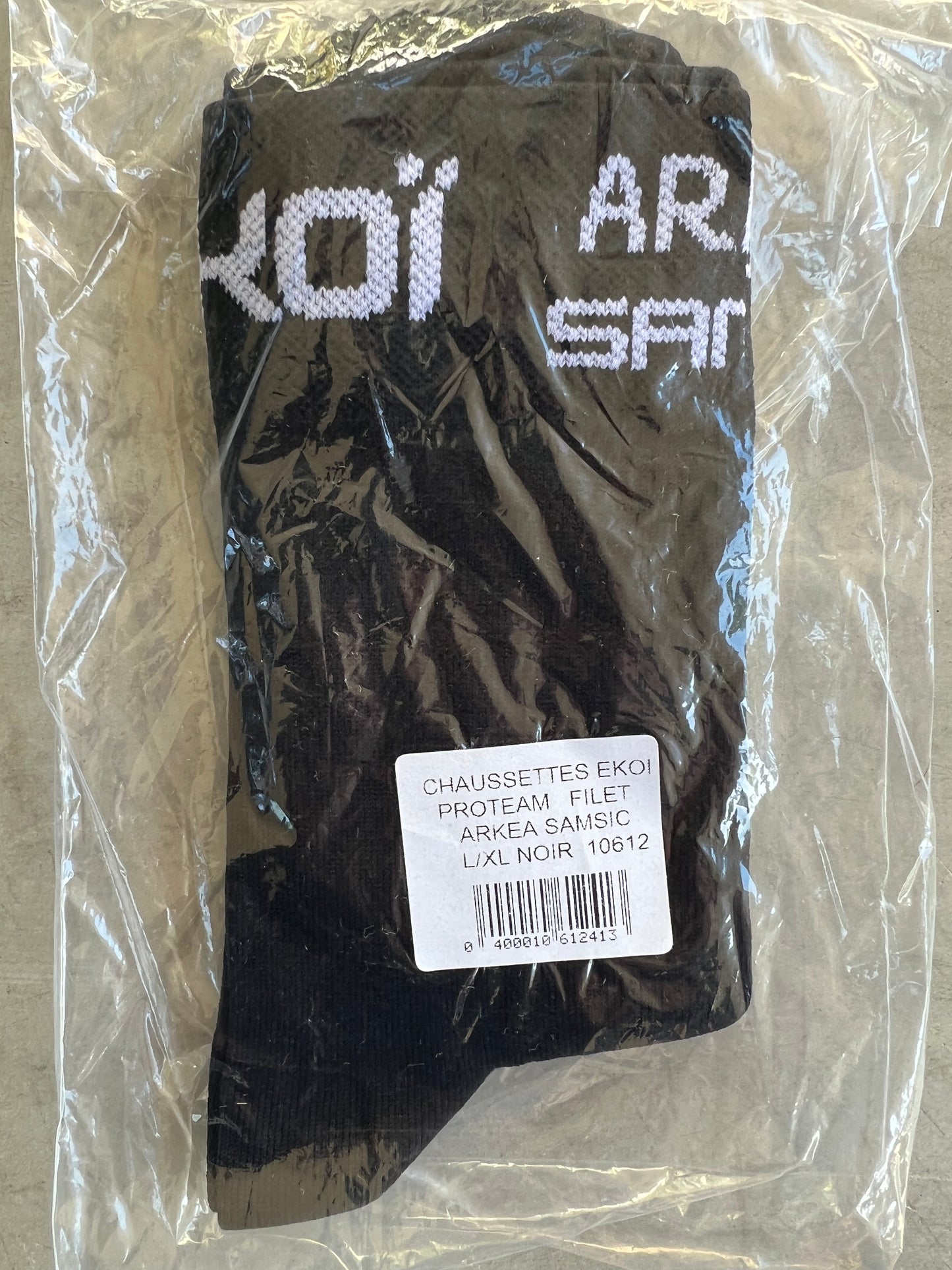 Arkea Samsic | Ekoi Lightweight Race Socks | Black | Rider-Issued Pro Team Kit