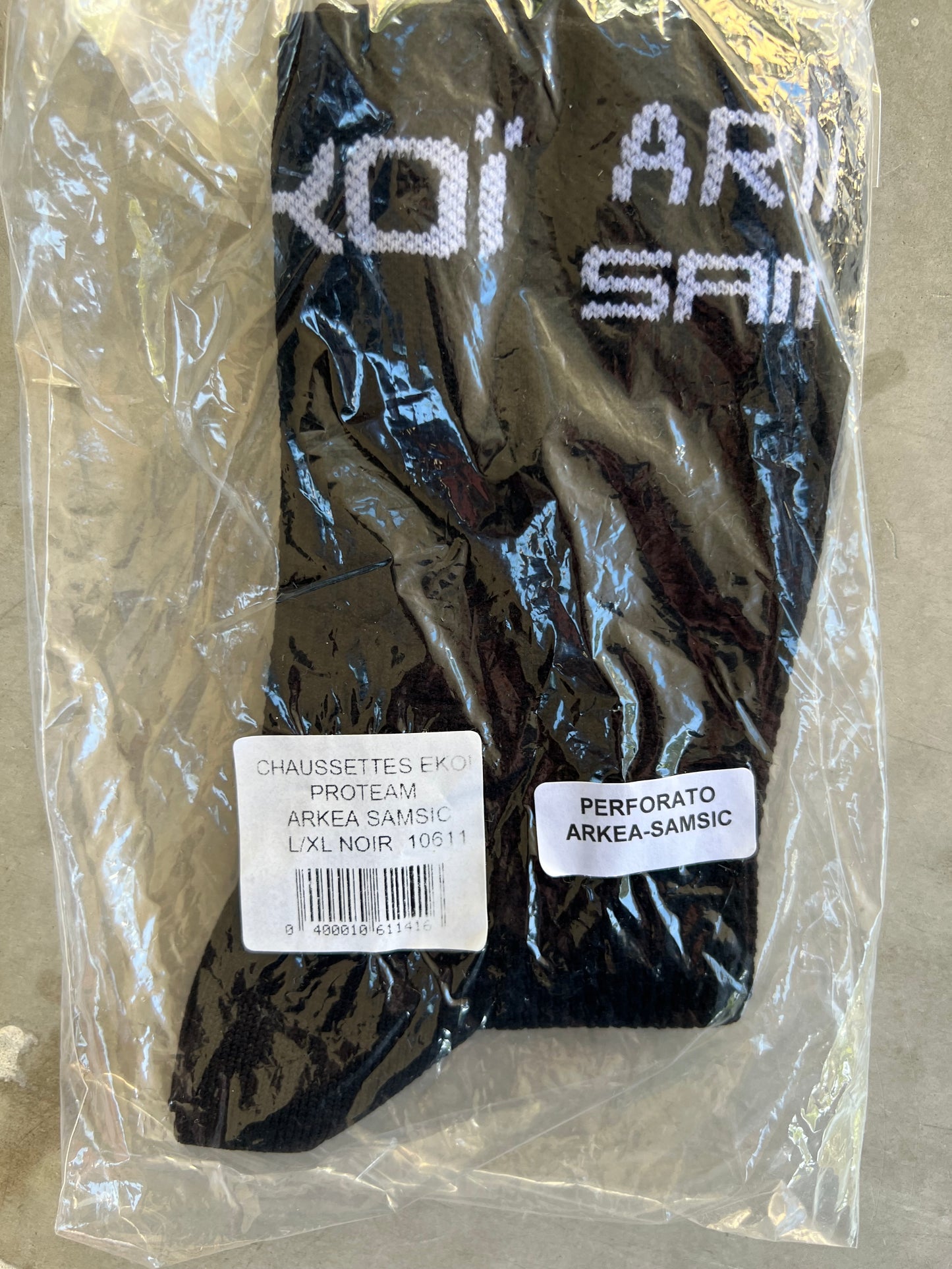 Arkea Samsic | Ekoi Cycling Socks | Black | Rider-Issued Pro Team Kit