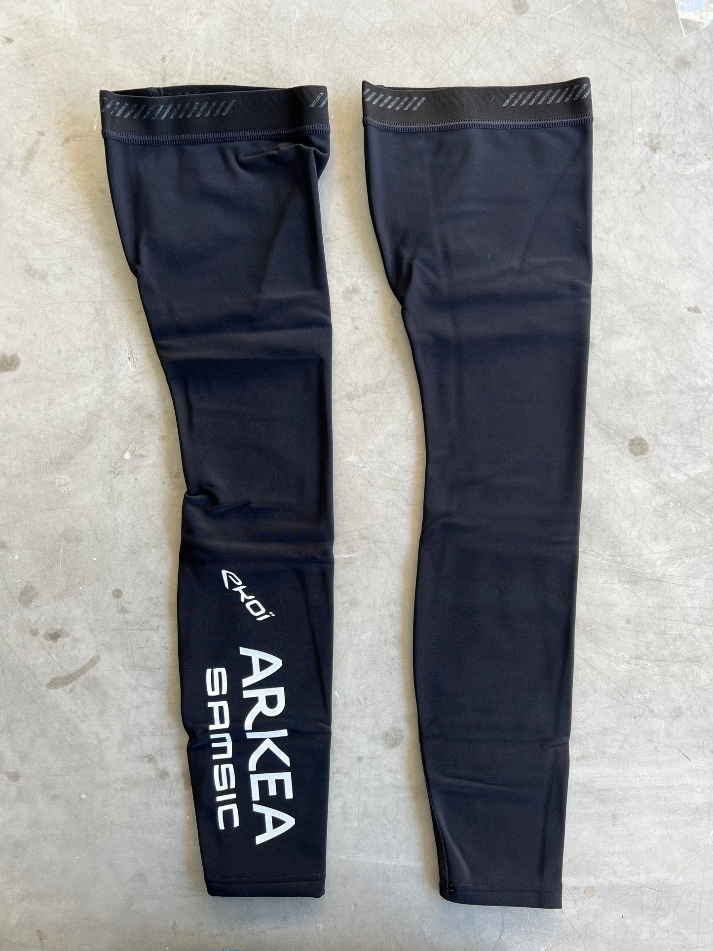 Arkea Samsic | Ekoi Thermal Leg Warmers | Black | Rider-Issued Pro Team Kit