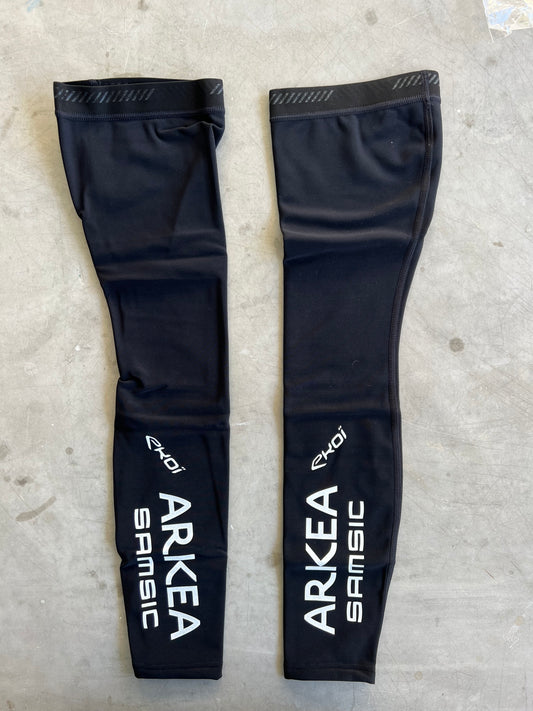 Arkea Samsic | Ekoi Thermal Leg Warmers | Black | Rider-Issued Pro Team Kit