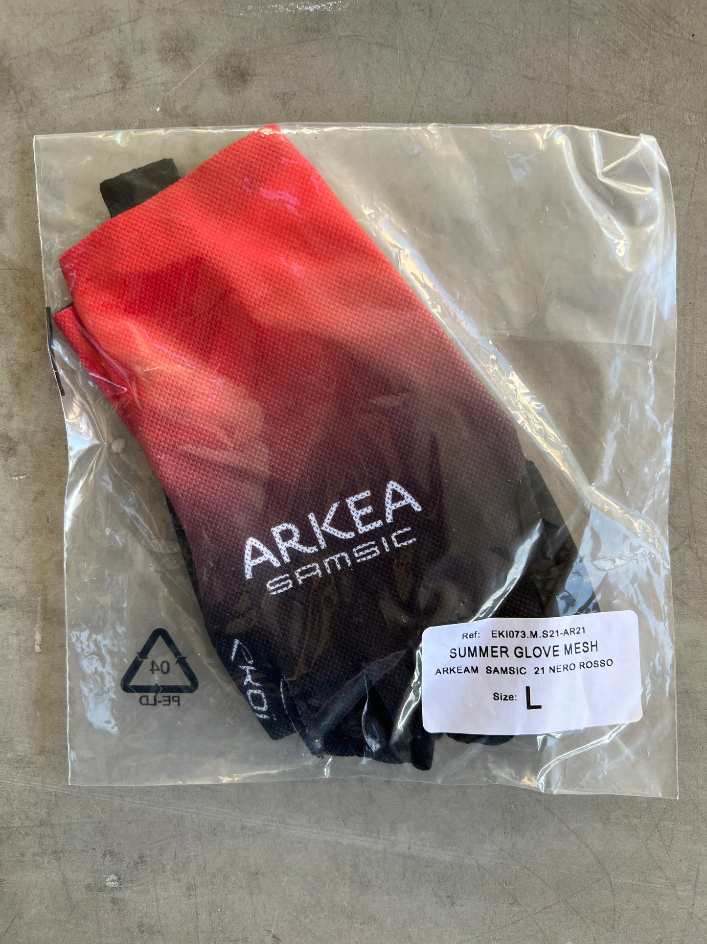 Arkea Samsic | Ekoi Summer Cycling Gloves | Red | Rider-Issued Pro Team Kit