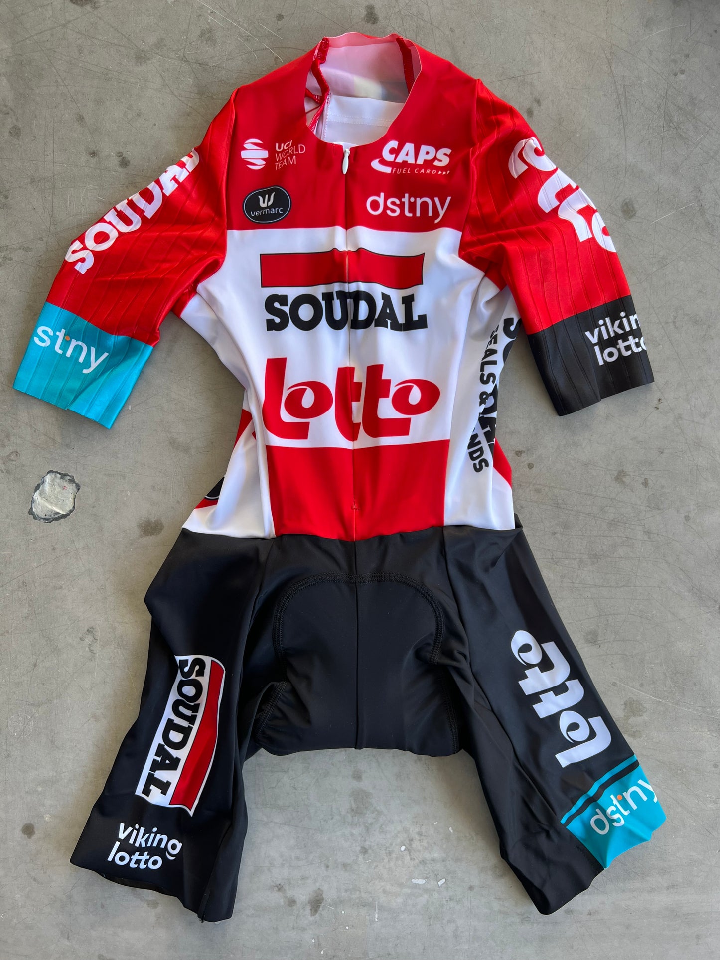 Lotto Soudal | Vermarc Short Sleeve TT Suit | Size S | Rider-Issued Pro Team Kit