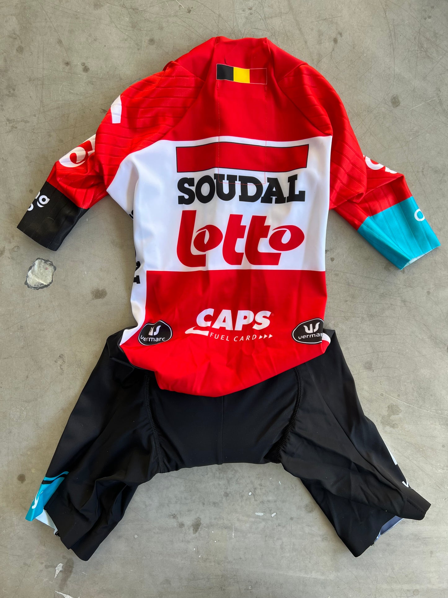 Lotto Soudal | Vermarc Short Sleeve TT Suit | Size S | Rider-Issued Pro Team Kit