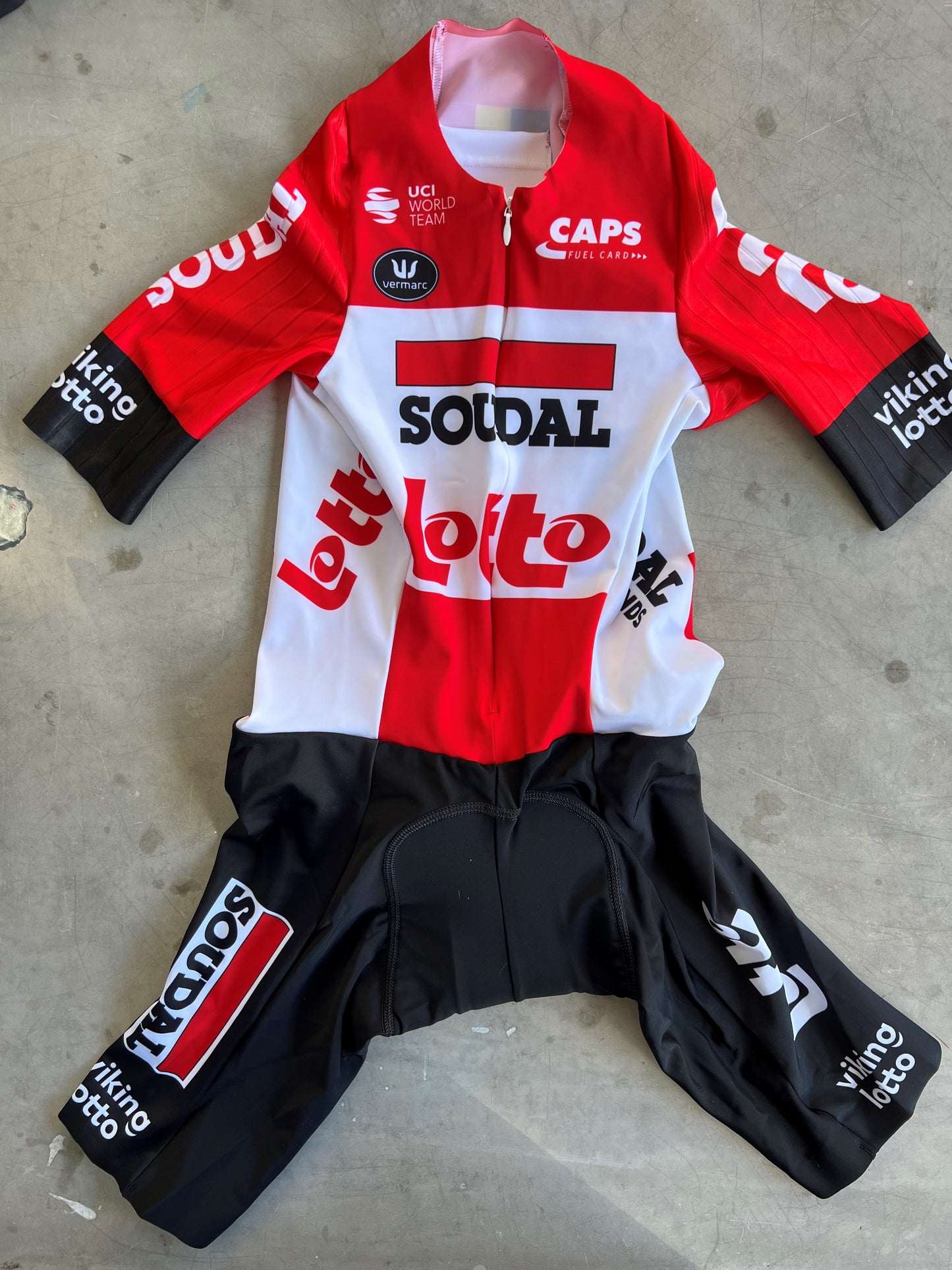 Lotto Soudal | Vermarc Short Sleeve TT Suit | Size S | Rider-Issued Pro Team Kit